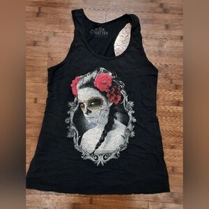 Day of the Dead Black Matter Tank Top